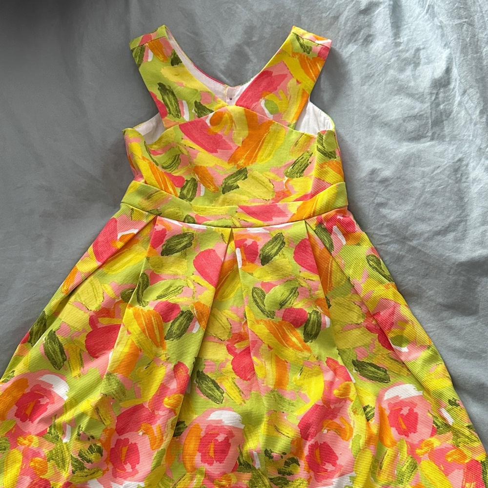 Mayoral Kids Dress - Yellow and Pink Floral